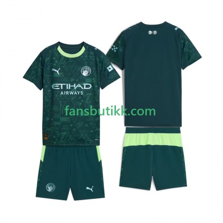 Fotballdrakt Manchester City Barn Fjerde 2025-2026 Kortermet